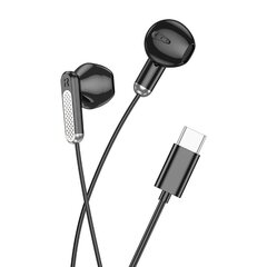 Borofone Earphones BM89 Surpass with microphone Type C black цена и информация | Наушники | kaup24.ee