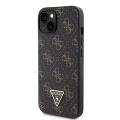 Guess PU Leather 4G Triangle Metal Logo Case hind ja info | Telefoni kaaned, ümbrised | kaup24.ee