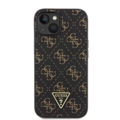Guess PU Leather 4G Triangle Metal Logo Case for iPhone 15 Pro Max White цена и информация | Чехлы для телефонов | kaup24.ee