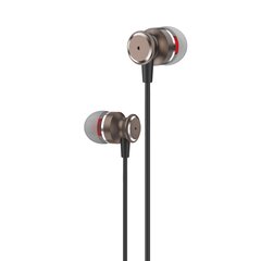 Foneng Earphones T51 with microphone grey цена и информация | Наушники | kaup24.ee