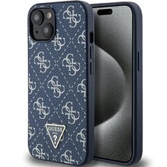 Guess GUHCP15MPG4GPB iPhone 15 Plus | 14 Plus 6.7" niebieski|blue hardcase 4G Triangle Metal Logo цена и информация | Чехлы для телефонов | kaup24.ee