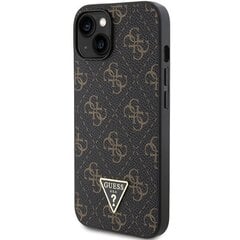 Guess GUHCP15MPG4GPK iPhone 15 Plus | 14 Plus 6.7" czarny|black hardcase 4G Triangle Metal Logo цена и информация | Чехлы для телефонов | kaup24.ee