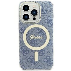 Guess GUHMP15SH4STB iPhone 15 | 14 | 13 6.1" niebieski|blue hardcase IML 4G MagSafe цена и информация | Чехлы для телефонов | kaup24.ee