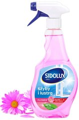 Средство для мытья окон SIDOLUX Crystal Flower, 500 мл цена и информация | Скрабы | kaup24.ee