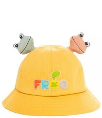 Päikesekaitse müts poistele, kollane цена и информация | Шапки, перчатки, шарфы для мальчиков | kaup24.ee