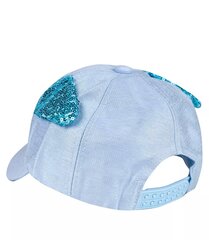 Päikesekaitse müts tüdrukutele, sinine цена и информация | Шапки, перчатки, шарфы для девочек | kaup24.ee