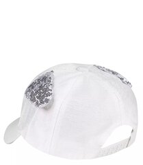 Päikesekaitse müts tüdrukutele, valge цена и информация | Шапки, перчатки, шарфы для девочек | kaup24.ee