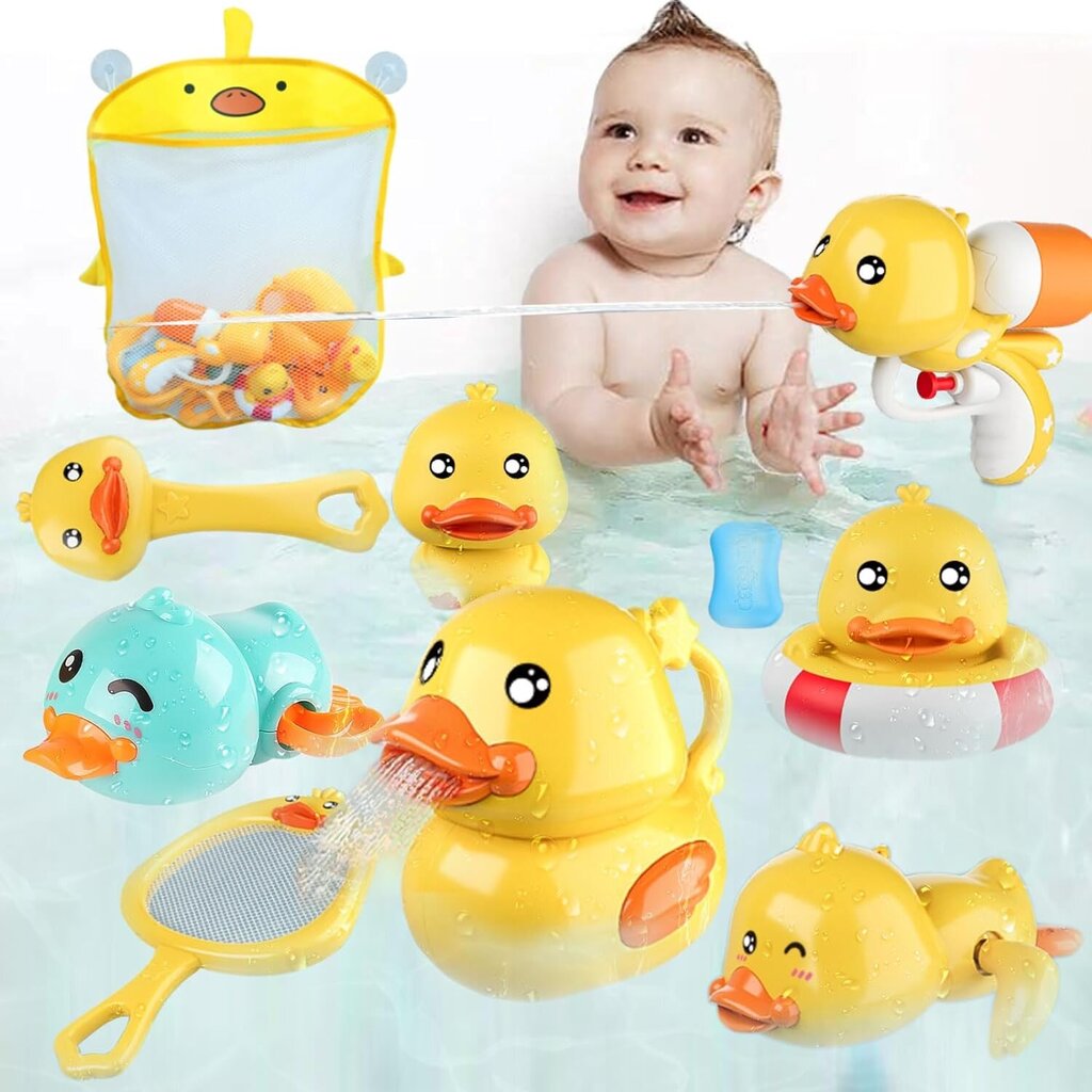 Sinjuru vannimänguasjade komplekt Duck Toys hind ja info | Imikute mänguasjad | kaup24.ee