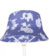 Päikesekaitse müts poistele, sinine цена и информация | Шапки, перчатки, шарфы для мальчиков | kaup24.ee