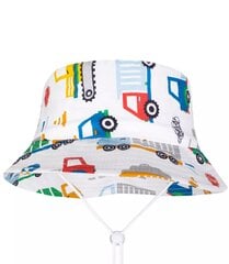 Päikesekaitse müts poistele, valge цена и информация | Шапки, перчатки, шарфы для мальчиков | kaup24.ee