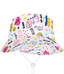 BUCKET HAT шапка с детским принтом цена и информация | Шапки, перчатки, шарфы для девочек | kaup24.ee