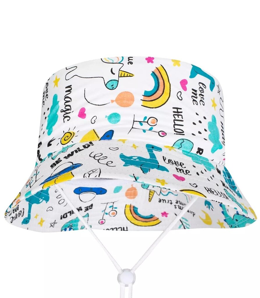 Päikesekaitse müts poistele, valge hind ja info | Poiste mütsid, sallid, kindad | kaup24.ee