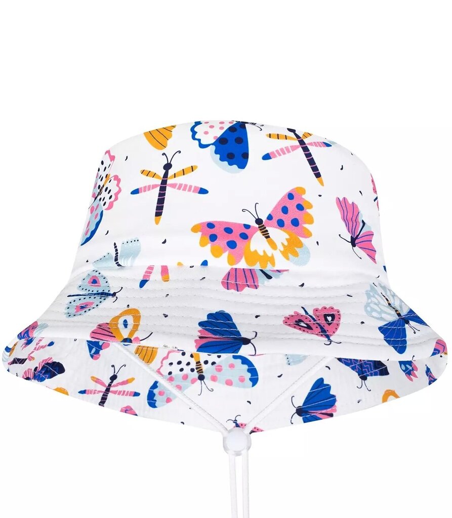 Päikesekaitse müts poistele, valge цена и информация | Tüdrukute mütsid, sallid, kindad | kaup24.ee