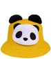 Pandaga kaunistatud kotiga naiste müts, kollane hind ja info | Laste aksessuaarid | kaup24.ee