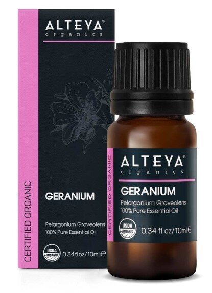 Geraanium ehk pelagroon eeterlik õli Alteya, 10ml hind ja info | Eeterlikud ja kosmeetilised õlid | kaup24.ee