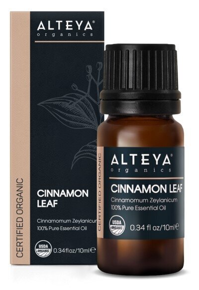 Kaneeli lehe eeterlik õli (Cinnamomum Zeylanicum) ALTEYA, 10ml цена и информация | Eeterlikud ja kosmeetilised õlid | kaup24.ee