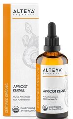 Organic apricot kernel oil (prunus ameniaca) - aprikoosiõli ALTEYA, 100ml hind ja info | Eeterlikud ja kosmeetilised õlid | kaup24.ee