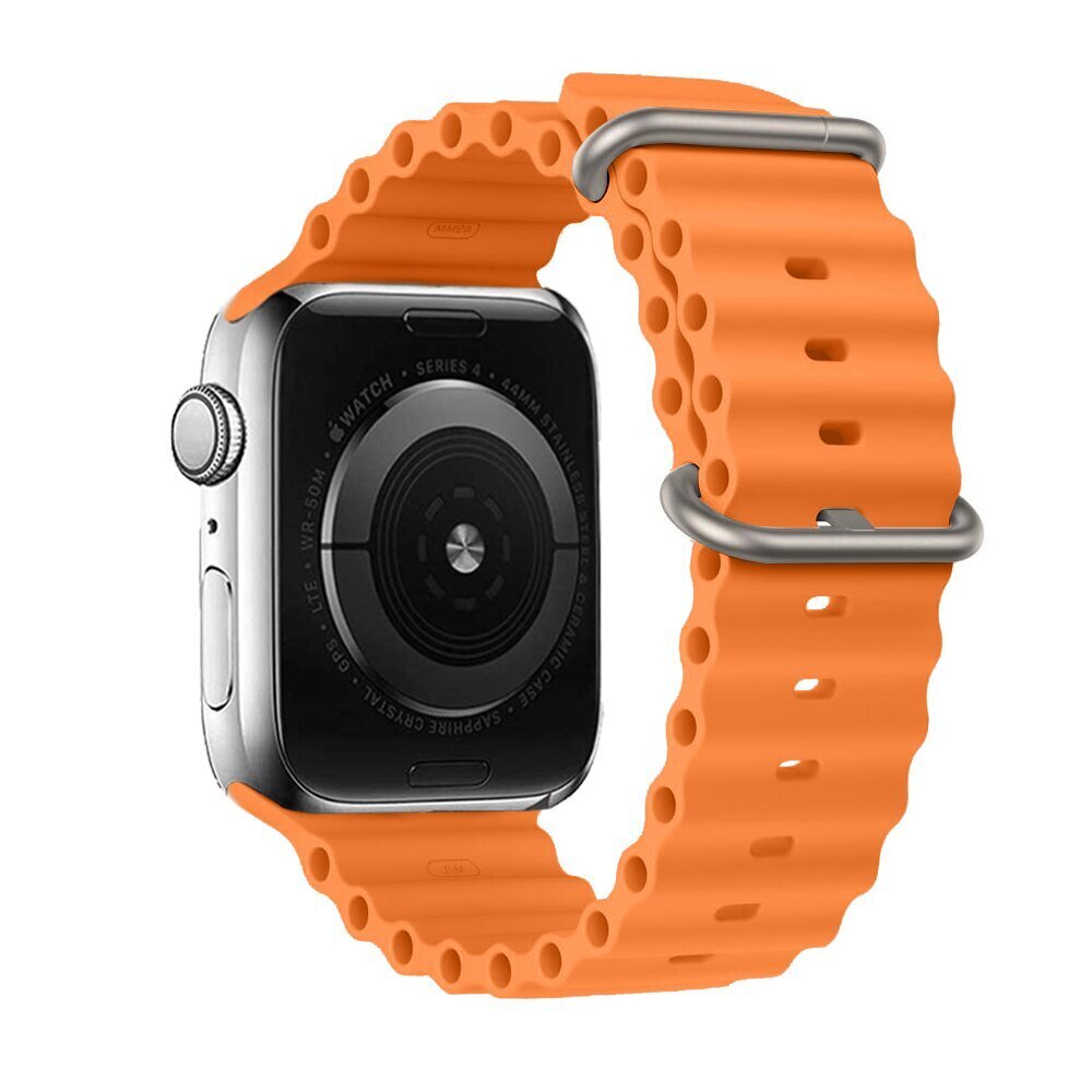Silicone Watch Loop Orange hind ja info | Nutikellade ja nutivõrude tarvikud | kaup24.ee
