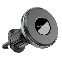 Borofone Car holder BH77 Seaside magnetic to air vent mount black цена и информация | Держатели для телефонов | kaup24.ee