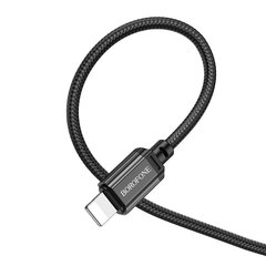 Borofone Cable BX99 Method - USB to Lightning - 2,4A 1 metre black цена и информация | Кабели для телефонов | kaup24.ee