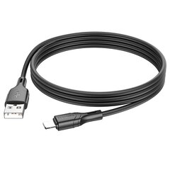 Borofone Cable BX99 Method - USB to Lightning - 2,4A 1 metre black цена и информация | Кабели для телефонов | kaup24.ee