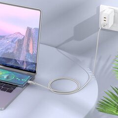 Borofone Cable BX99 Method - USB to Type C - 3A 1 metre grey цена и информация | Кабели для телефонов | kaup24.ee