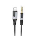 Borofone Cable BL19 Creator 2 in 1 - jack 3,5mm male to 2xjack 3,5mm female - 15 cm black