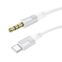Аудиокабель Borofone BL19 USB-C to 3.5mm черный цена и информация | Адаптеры и USB-hub | kaup24.ee