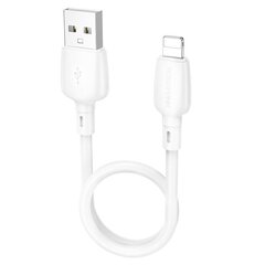 Кабель Borofone Cable BX93 Super Power - USB to Type C - 27W 3A 0,25 metres white цена и информация | Borofone 43757-uniw | kaup24.ee