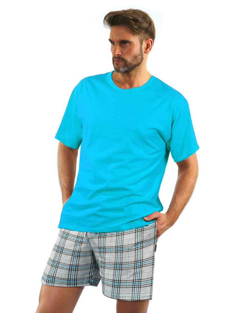 Pidžaamad meestele Sesto Senso 62993, sinine hind ja info | Meeste hommikumantlid, pidžaamad | kaup24.ee