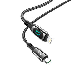 Hoco S51 USB-C to Lightning LED ekraan 20W 1,2m цена и информация | Кабели для телефонов | kaup24.ee
