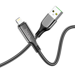 Hoco S51 USB-A to Lightning LED ekraan 10W 1,2m hind ja info | Mobiiltelefonide kaablid | kaup24.ee