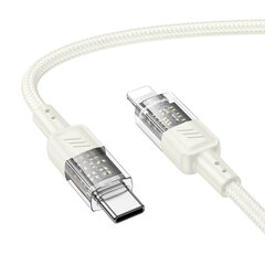 Hoco U129 USB-C to Lightning, läbipaistev цена и информация | Borofone 43757-uniw | kaup24.ee