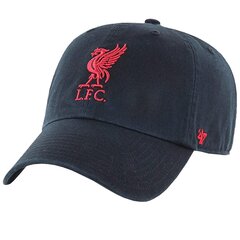 47 Brand EPL FC Liverpool Clean Up Cap, men's baseball caps , темно-синий цена и информация | Мужские шарфы, шапки, перчатки | kaup24.ee