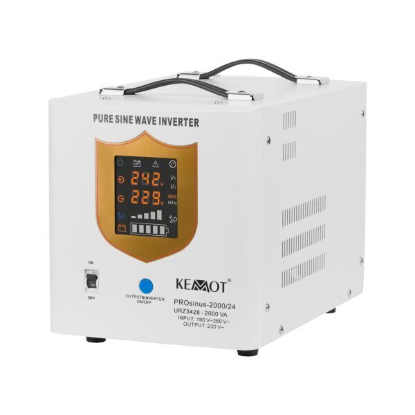 Kemot PROsinus 24V 230V 2000VA/1400W цена и информация | Puhvertoiteallikad (UPS) | kaup24.ee