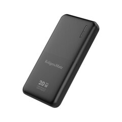 источник питания kruger&matz 10000 mah li-pol с функциями qc и pd цена и информация | Зарядные устройства Power bank | kaup24.ee