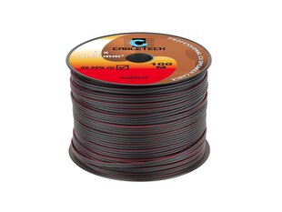 акустический кабель 0,75 мм черный цена и информация | Текстильные провода и клеммные колодки | kaup24.ee