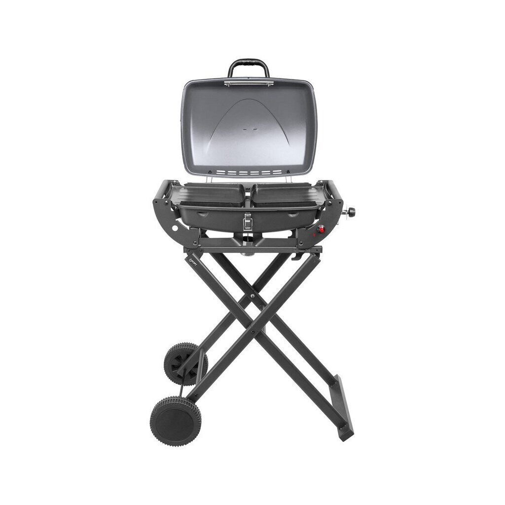 Kaasaskantav BBQ gaasigrill, 470mm, must hind ja info | Grillid | kaup24.ee