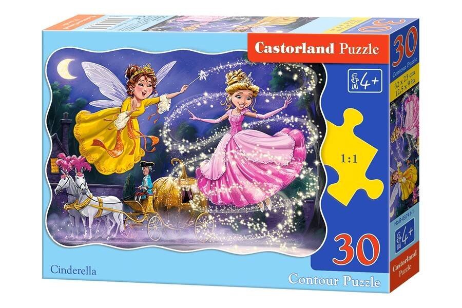 Castorland Tuhkatriinu puzzle, 30 tükki hind ja info | Pusled | kaup24.ee