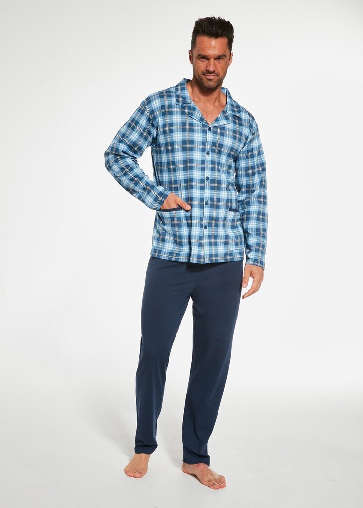 Pidžaamad meestele 5902458219971, sinine цена и информация | Meeste hommikumantlid, pidžaamad | kaup24.ee