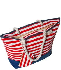 Мега большая пляжная сумка-шоппер в полоску цена и информация | Женские сумки | kaup24.ee