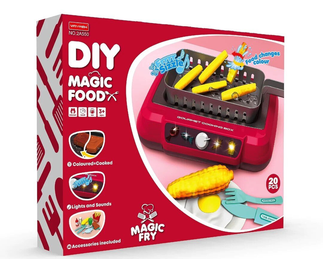 Laste praepann Diy Magic Food hind ja info | Tüdrukute mänguasjad | kaup24.ee