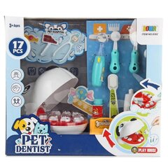 Игровой набор стоматолога Pet Clinic цена и информация | Развивающий мелкую моторику - кинетический песок KeyCraft NV215 (80 г) детям от 3+ лет, бежевый | kaup24.ee