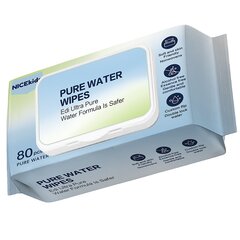 детские салфетки - nicekids purewater, 6x80 шт. цена и информация | Косметика для мам и детей | kaup24.ee