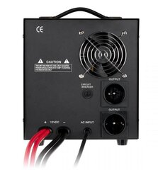 Kemot prosinus-2000 avariitoiteallikas 12v 230v 2000va/1200w - must цена и информация | Аккумуляторы | kaup24.ee