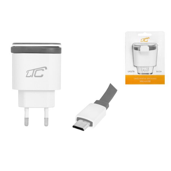 Micro USB võrgulaadija 2000 ma lxg276 hind ja info | Mobiiltelefonide laadijad | kaup24.ee