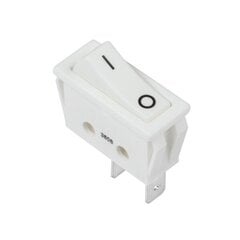 прямоугольный переключатель разъем белый c5n 0-1 16a/250v цена и информация | Выключатели, розетки | kaup24.ee