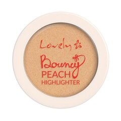 Sära andev toode näole Lovely Bouncy Powder Highlighter, virsik, 3,6 g цена и информация | Пудры, базы под макияж | kaup24.ee