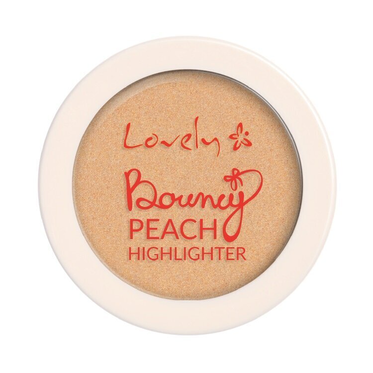 Sära andev toode näole Lovely Bouncy Powder Highlighter, virsik, 3,6 g hind ja info | Jumestuskreemid, puudrid | kaup24.ee