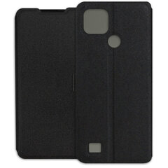 Realme C21 - чехол для телефона Soft Wallet Book - черный цена и информация | Чехлы для телефонов | kaup24.ee